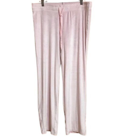 Juicy Couture Sleepwear Women's Pink Pajama Hoodie Velour Set size X-Large - Picture 8 of 14